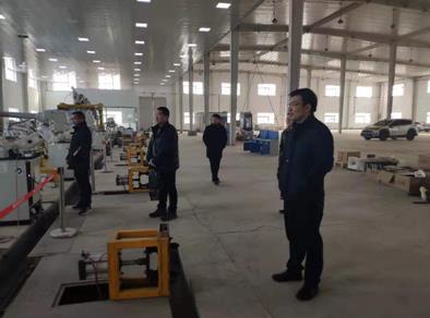 機(jī)電工程學(xué)院對在建實踐基地進(jìn)行假期檢查